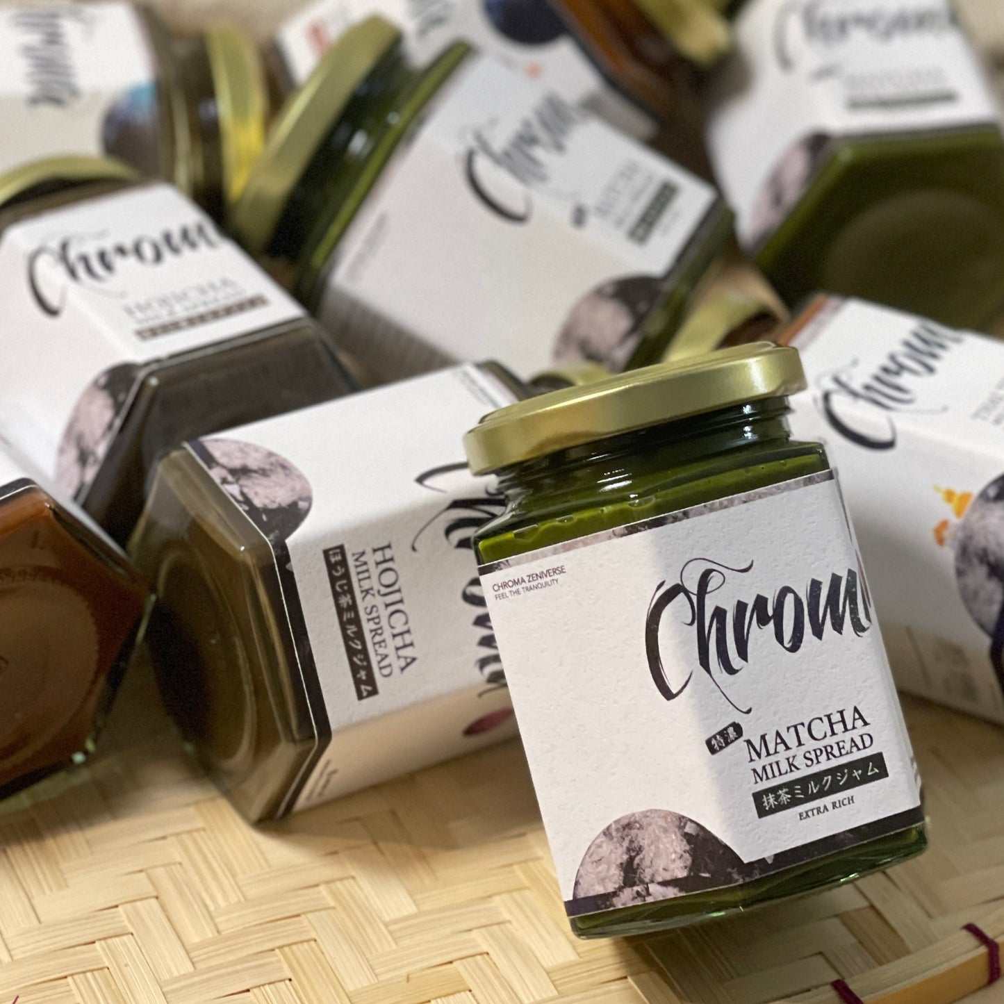 Matcha Tea Spread and Hojicha Tea Spread