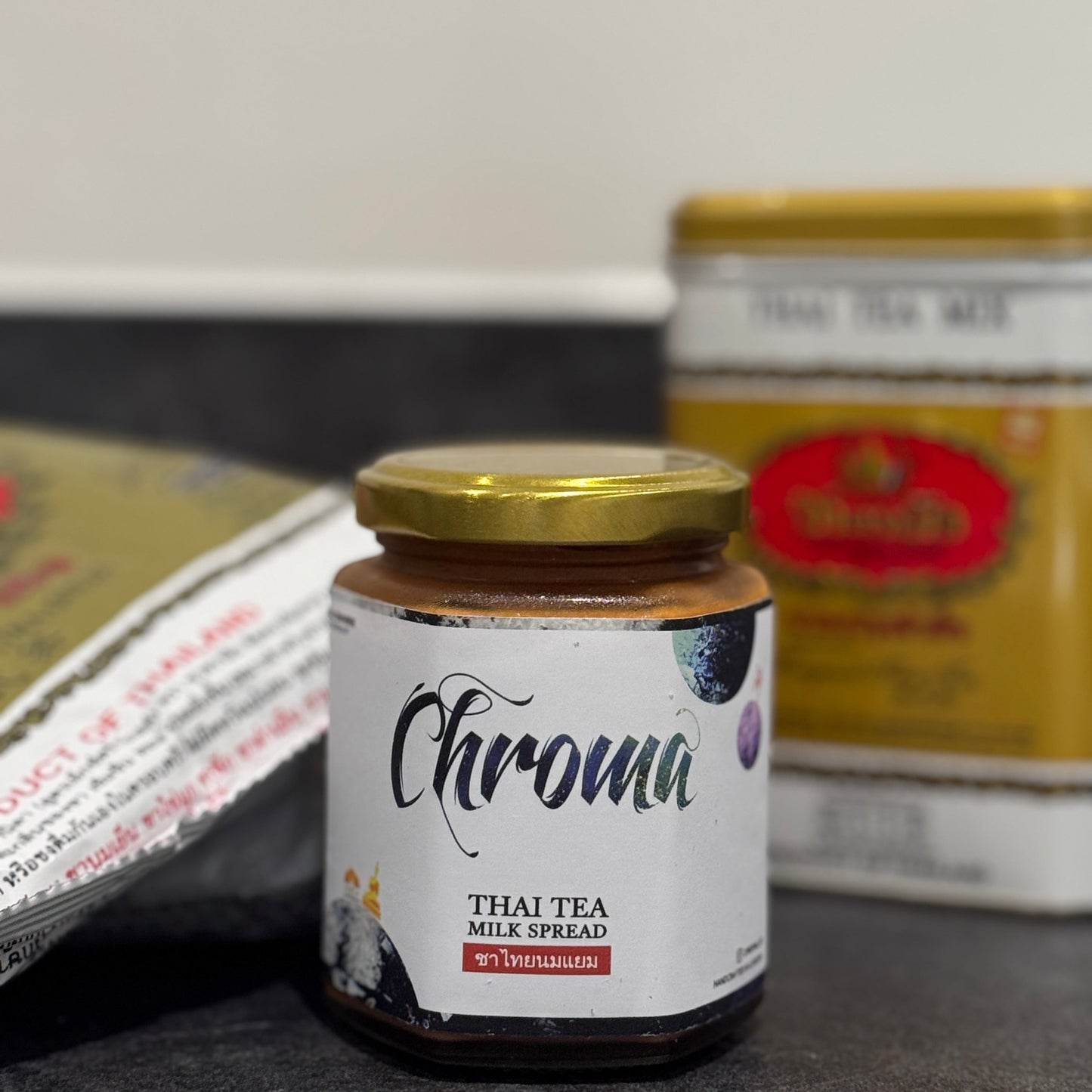 Jar of Chroma Thai Tea Milk Spread