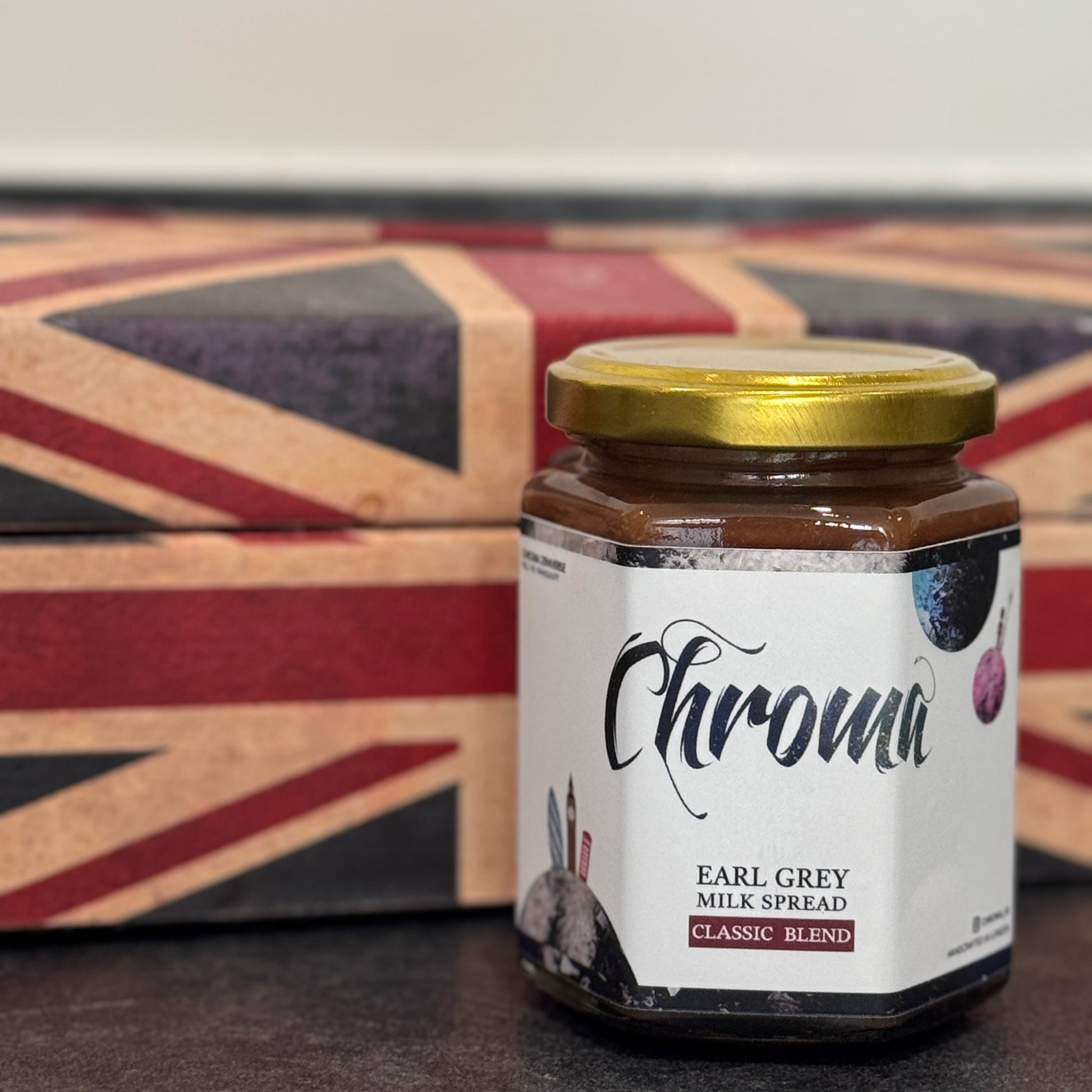 Jar of Chroma Earl Grey Milk Spread