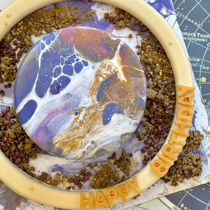 Starry Mirror Cake with customised flavour and colour.